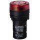 Зумер блимаючий AD22-22 BM/r червоний 220V АC