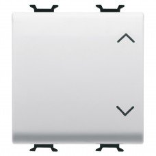 Перемикач 3-х позиційний Chorusmart 2M 1P 10AX UP-DOWN сатиновий білий GEWISS