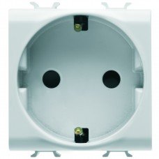 Розетка Chorusmart 2M 2P+E 16A глянцевий білий GEWISS