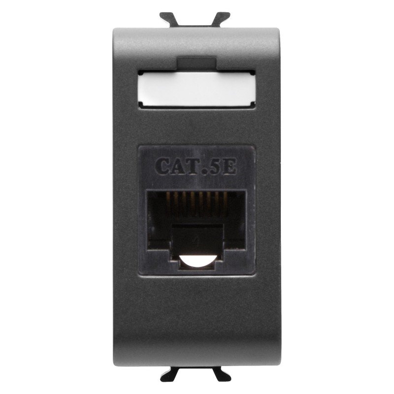 Розетка Інтернет Chorusmart RJ45 1M CAT.5E UTP чорний GEWISS