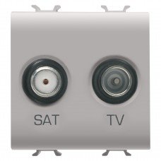Розетка TV+SAT Chorusmart 2M бежевий GEWISS