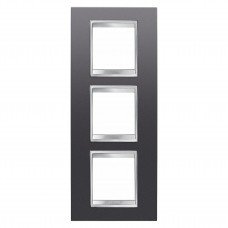 Рамка Chorusmart LUX 2+2+2M вертикальна сланець GEWISS