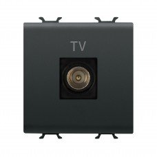 Розетка TV Chorusmart MALE CONN 9.5mm 2M чорний GEWISS