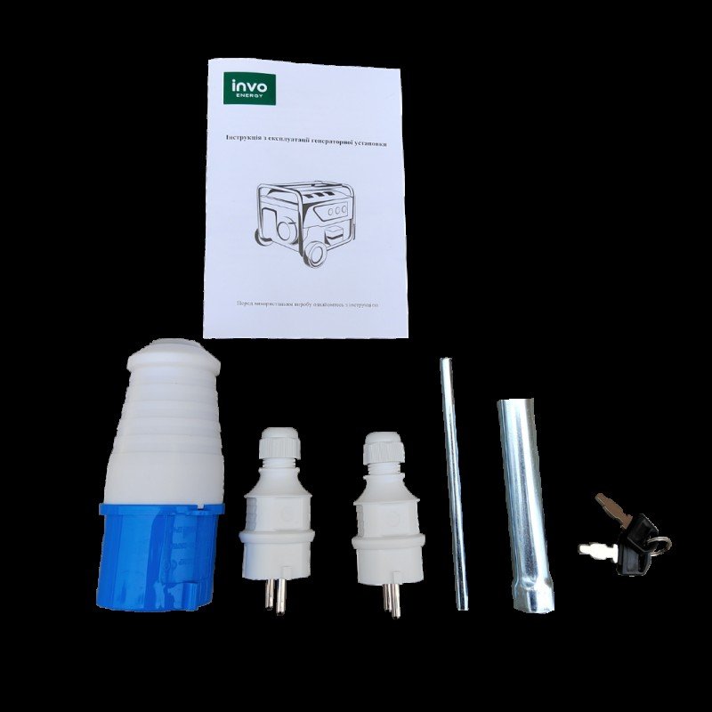 Генератор бензиновий INVO H6250D-G 5.0/5.5 кВт з електрозапуском