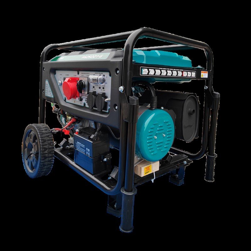 Генератор бензиновий INVO H6250DТ-G 5.0/5.5 кВт, трифазний, з електрозапуском