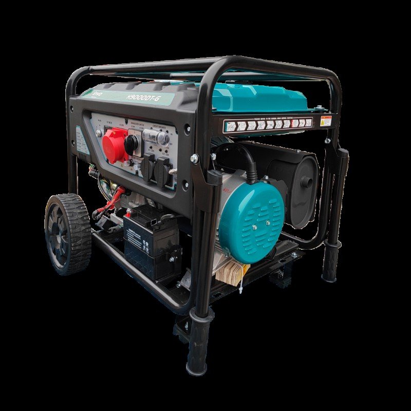 Генератор бензиновий INVO H9000DТ-G 7.2/7.7 кВт, трифазний, з електрозапуском