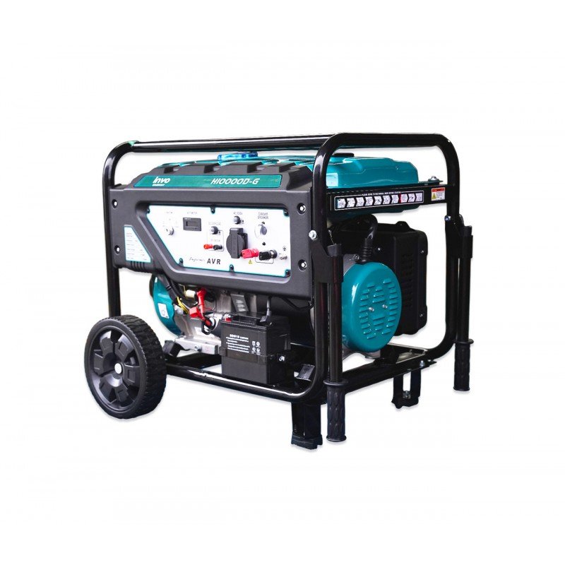 Генератор Газ/бензиновий INVO H10000D-G 8.0/8.5 кВт з електрозапуском