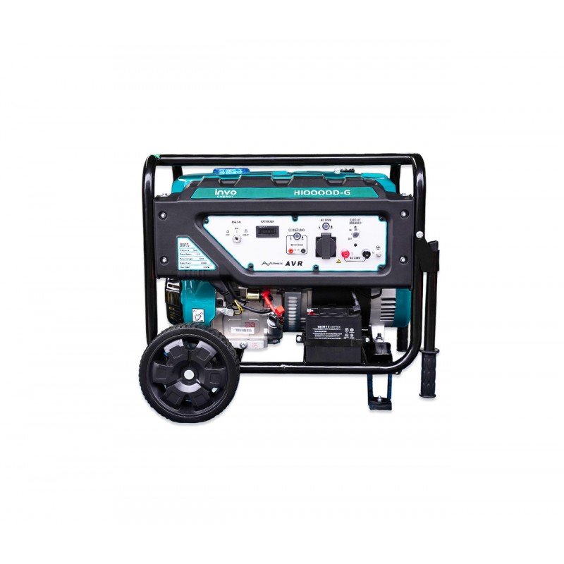 Генератор Газ/бензиновий INVO H10000D-G 8.0/8.5 кВт з електрозапуском