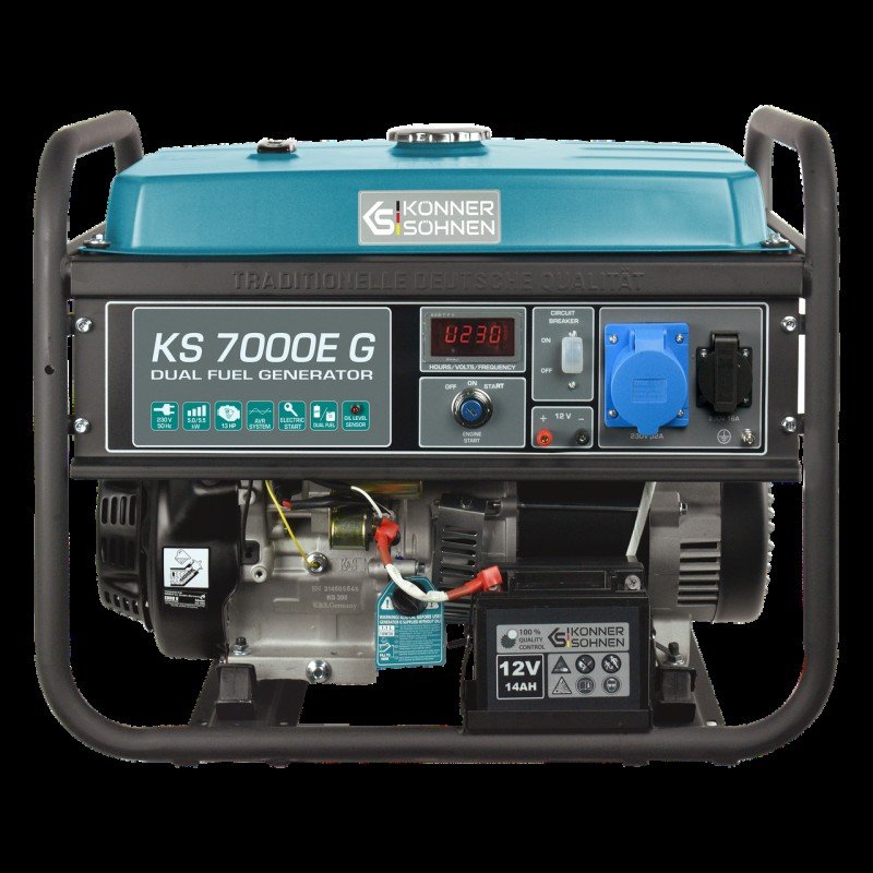 Генератор газобензиновий «Könner & Söhnen» KS 7000E G