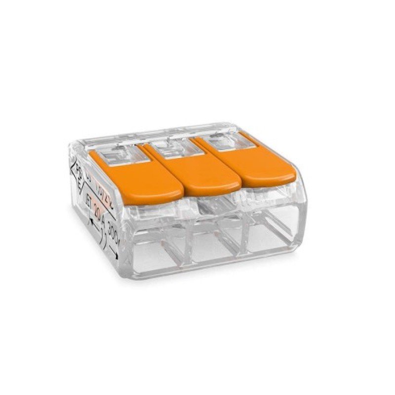 З'єднувач для зрощування VARGO на 3 провідника 4 мм² (109497)