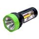LED ліхтарик VL861, 1LED + бічне світіння COB, вбуд. акумулятор, шнур 220V, розмір 75х53mm, пластик (111507)
