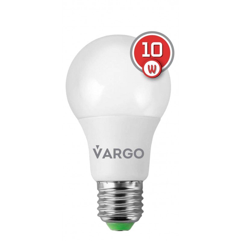 LED лампа VARGO A60 10W 6500K E27 220V (V-111734)