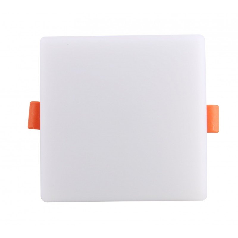 Светодиодный светильник VARGO квадрат 18W 5000K 1800lm 175-265V с регулируемыми клипсами размер отв. 50-105mm, размер 120*120mm (V-111781)