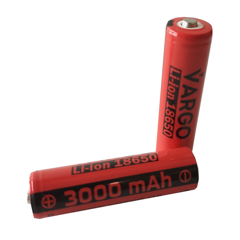 Акумулятор 18650 Li-Ion VARGO 3,7V 3000mAh, 111883