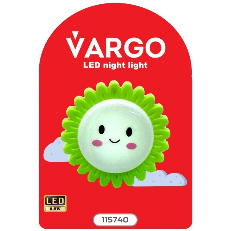 Нічник LED "Сонце" з кнопкою V-115740