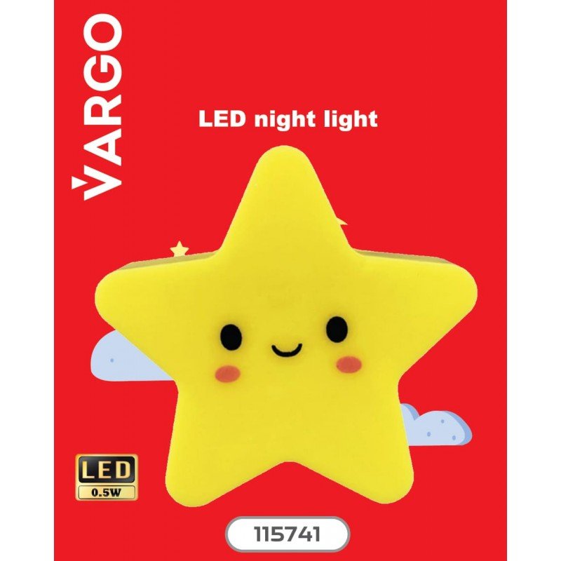 Ночник VARGO LED, звезда, NL118 (V-115741)