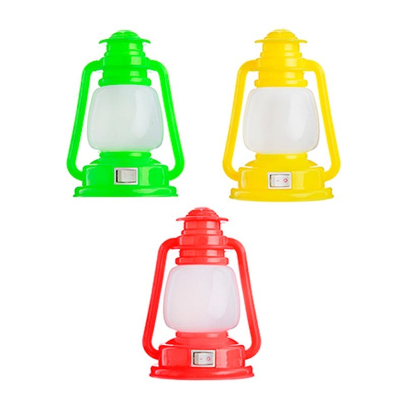 Ночник LED Лампа, с кнопкой, блистер (зеленый, розовый, желтый, оранжевый) (V-115742)