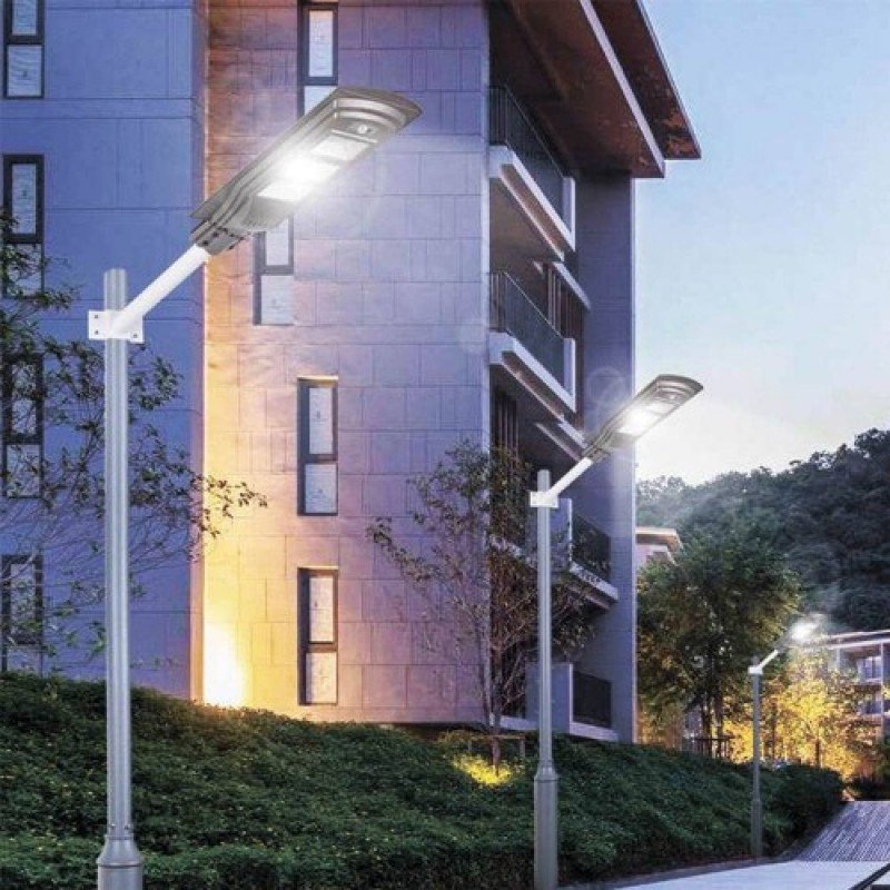 Светодиодный LED светильник уличный на солнечной батарее 15 часов работы 120W 6500K, 5400lm V-116791 VARGO (Светодиодные ЛЭД светильники)