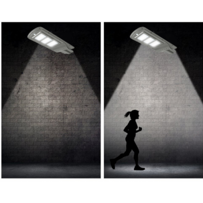 Светодиодный LED светильник уличный на солнечной батарее 15 часов работы 120W 6500K, 5400lm V-116791 VARGO (Светодиодные ЛЭД светильники)