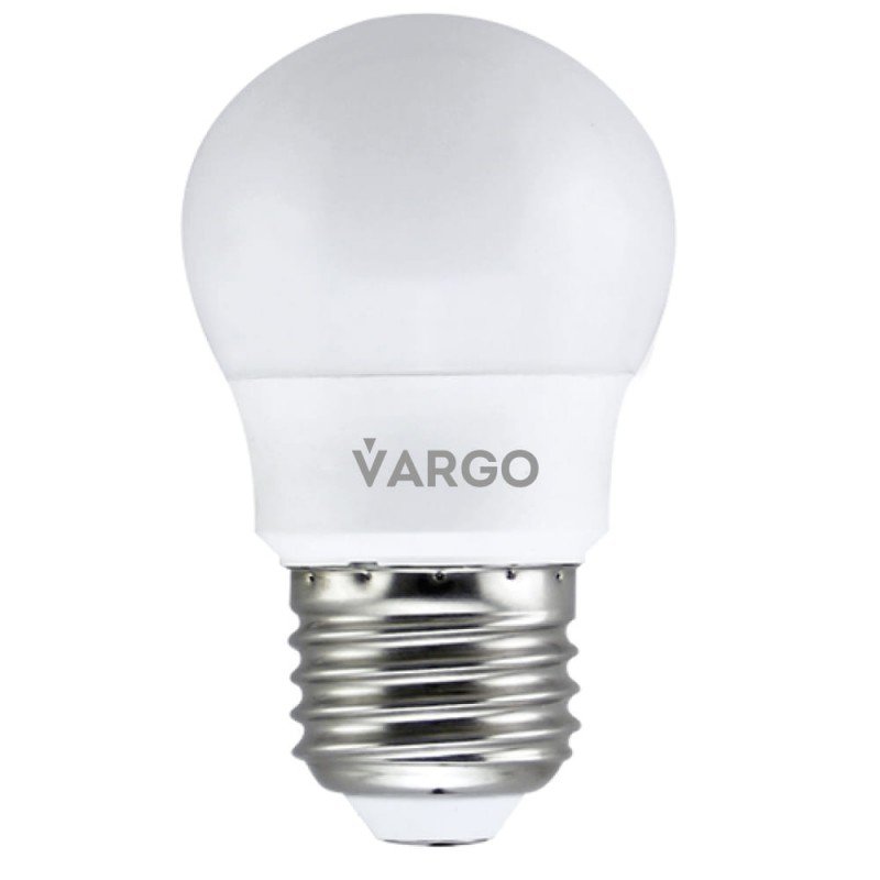 Экономная LED лампа, Светодиодная энергосберегающая лампочка, G45 7W E27 665lm 6000K (V-117969) VARGO (Светодиодные лампочки)