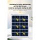 LED Прожектор VARGO на сонячній батареї 100W з датчиком руху Світловий потік: 5000lm Акумулятор: 3.7V, 10 000mAh Сонячна панель: 6V, 15W Час зарядки 8 годин Час роботи: 8 годин Вбудований датчик день / ніч, з пультом керування (119025)