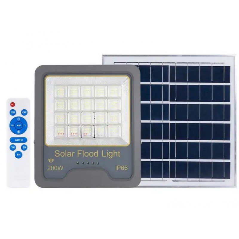 LED прожектор VARGO на солнечной батарее 200W с датчиком движения