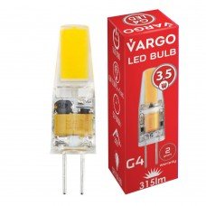 Универсальная LED лампочка маленького размера, светодиодная лампа экономка D10×H32mm G4, 3.5W, 4000K, AC 220V VARGO (Светодиодные ЛЭД лампочки)
