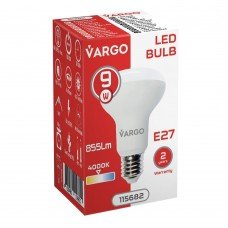LED лампа VARGO R63 9W E27 4000K (V-115682)