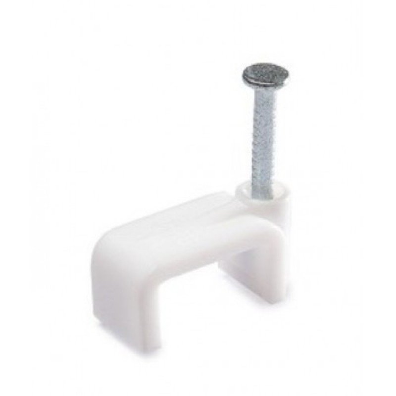 Кріплення для кабелю плоскі VARGO 4мм 100шт/уп. (701266)