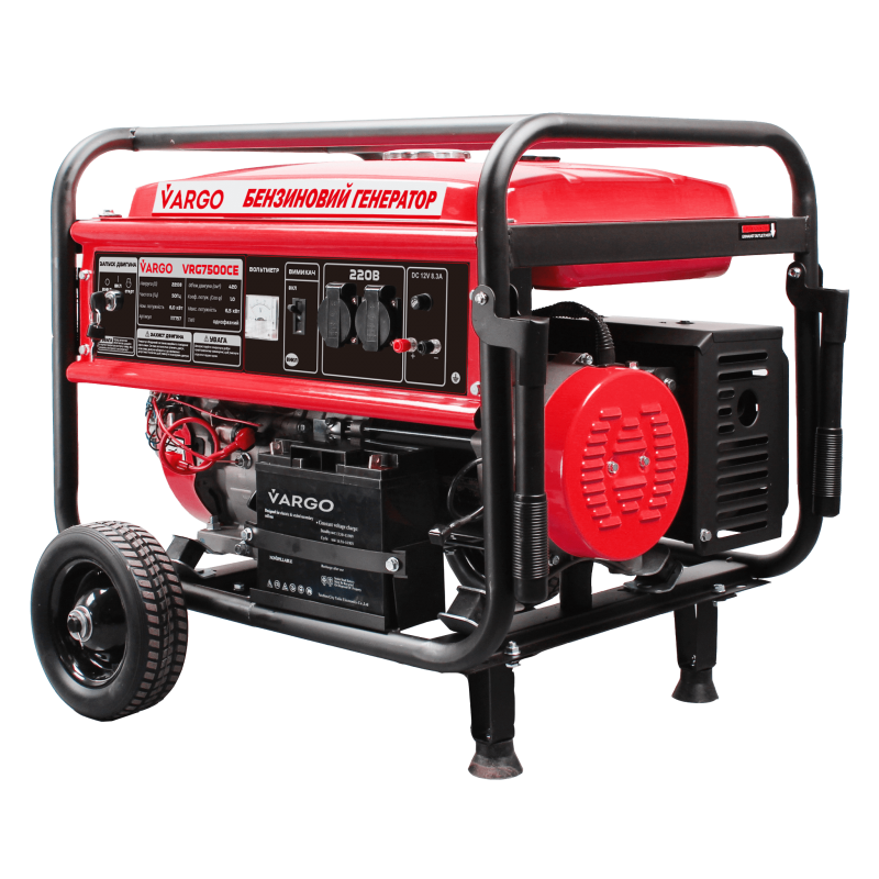 ​​​​​​​Бензиновый генератор VARGO VRG7500CE (117757)
