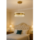 LED Люстра 90W COPPER Ø400*1000мм ССТ 3000-6500К без пульта