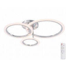 Люстра LED, 66W CR, ССТ 3000-6500К, 490*365*130, с пультом, акрил/металл