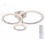 Люстра LED, 66W CR, ССТ 3000-6500К, 490*365*130, с пультом, акрил/металл