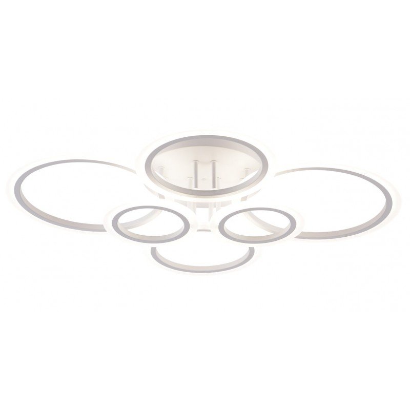 Люстра LED, 132W WH, ССТ 3000-6500К, 755*595*150, з пультом, акрил/метал