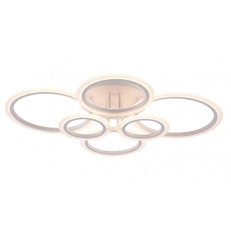 Люстра LED, 132W WH, ССТ 3000-6500К, 755*595*150, з пультом, акрил/метал