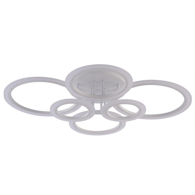 Люстра LED, 132W WH, ССТ 3000-6500К, 755*595*150, з пультом, акрил/метал