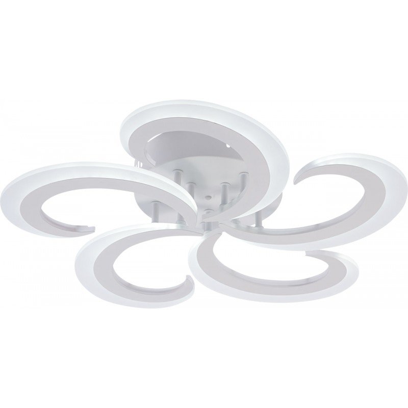 Люстра LED, 70W WH, ССТ 3000-6500К, Ø535*75, з пультом, акрил/метал