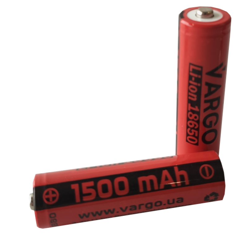 Аккумулятор VARGO Li-ion 18650 3.7V 1500mAh