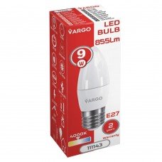 LED лампа VARGO C37 9W 4000K E27 220V (V-111143)