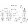 Промисл. автоматичн. вимикач EB2S 160/3LF 25A 3p 004671803