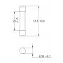 Плавка вставка (запобіжник) Mini fuse 6,3x32 T 1,6A/250V 006710103