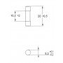 Плавка вставка (запобіжник) Mini fuse 5x20 T 800mA/250V UL 006710252