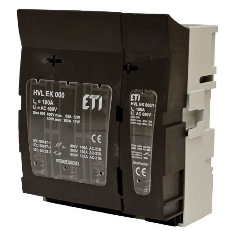 Разъединитель предохранителей HVL EK 000 4p M8 001701420
