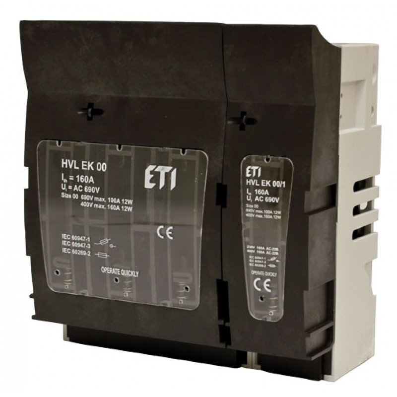 Разъединитель предохранителей HVL EK 00 4p M8 001701430