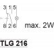 Кнопка з підсвіткою TLG 216 2p 16A green 760414109