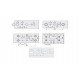 Монтажный короб B 25x40 T (2m) 003911034