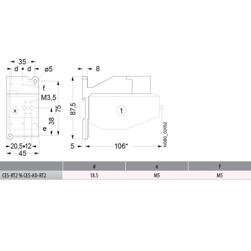 Теплове реле CES-RT2-36 004646600