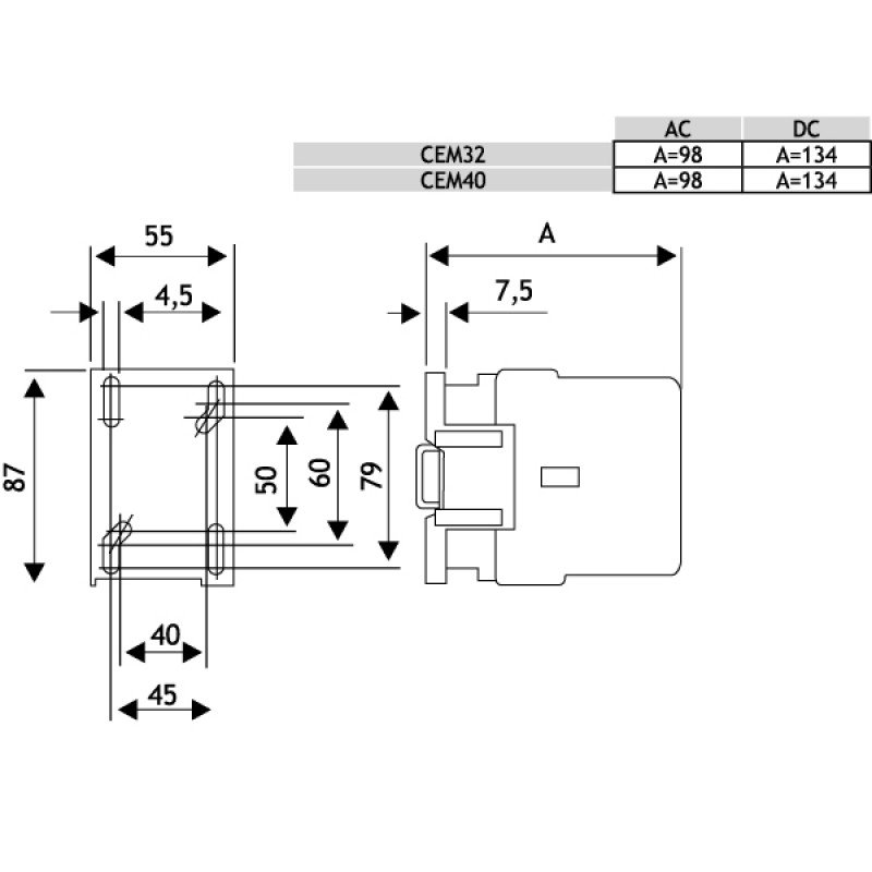 Контактор CEM40.11-24V-50/60Hz 004647130