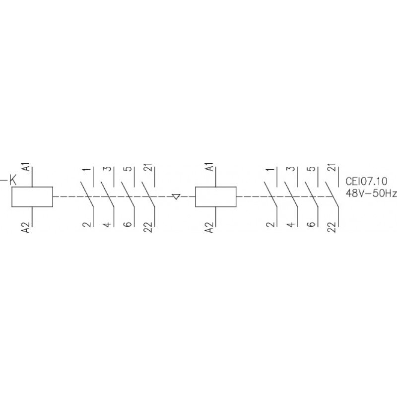 Реверсивний міні контактор CEI07.10-230V-50/60Hz 004641623