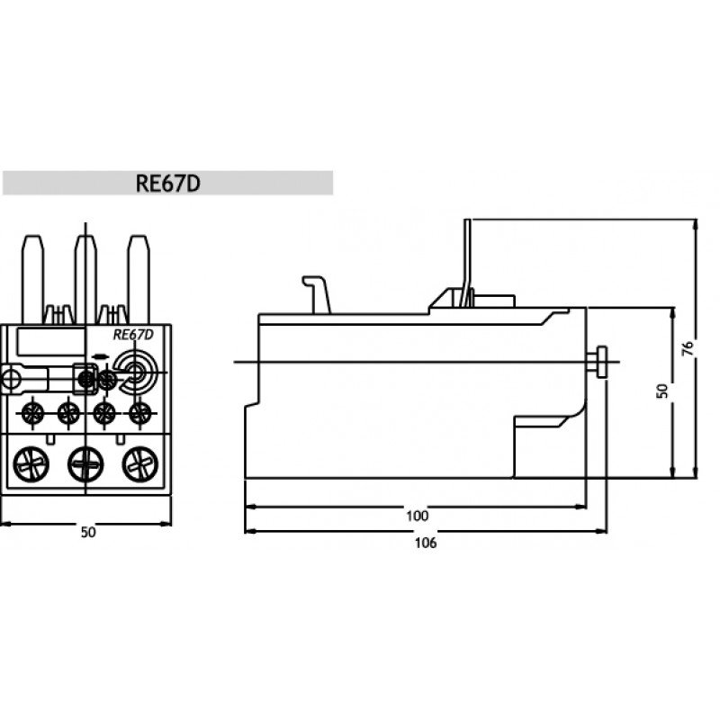 Теплове реле RE67.1D-50 004643416